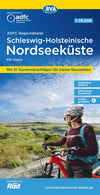 BVA-ADFC Regionalkarte Schleswig-Holsteinische Nordseeküste mit Inseln 1:75 000
