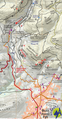 Hiking map Topo 25 Mt. Parnitha 1:25,000 (1.1)
