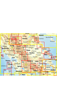 Wegenkaart Griekenland R3 Central Greece 1:230.000