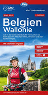 Fietskaart ADFC Belgien Wallonie 1:150.000