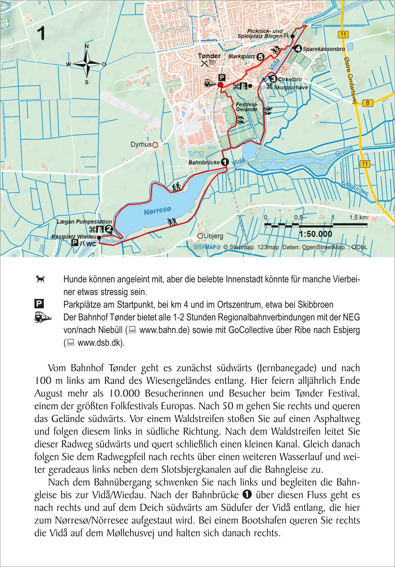 Wandelgids Süddänemark- 30 Touren 1.A 2026