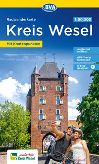 Fietskaart BVA- Radwanderkarte Kreis Wesel 1:50.000