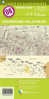 Pyrenees hiking map Sheet 06 Couserans-Val d'Aran 1:50,000 (2017)