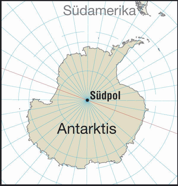 Landkaart Antarctica-Antarktis 1:8m 2.A  2020