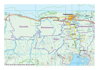 Wegenkaart Suriname/Guyana/Frans-Guyana 1:850.000 1.A 2014