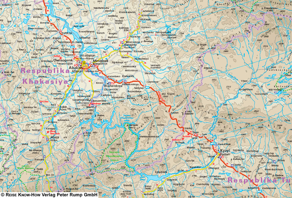 LK Russia from Urals to Lake Baikal/ Russland, vom Ural zum Baikalsee  1:2m  4.A 2019