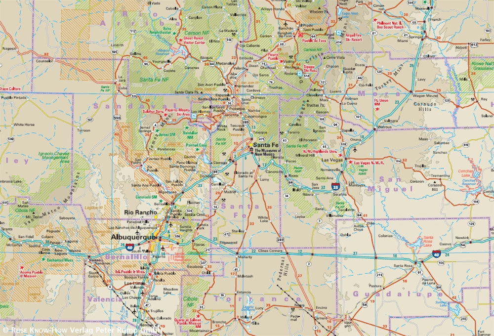 Landkaart USA-7 SÃ¼dwest/Southwest 1:1,25 mil. 7.A 2018
