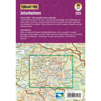 Hiking map Turkart Jotunheimen 1:100,000 (2016)