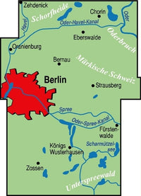 BVA-ADFC Regionalkarte Berlin und Umgebung 1:75,000