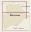 Wegenkaart Botswana 1:1m 9.A 2024