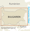 Landkaart Bulgaria/Bulgarien/Bulgarije 1:400.000  6.A 2018