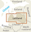 Road map Lettland/Latvia 1:325,000 5.A 2019