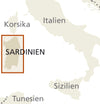 Wegenkaart Sardinia 1:200.000  9.A 2024