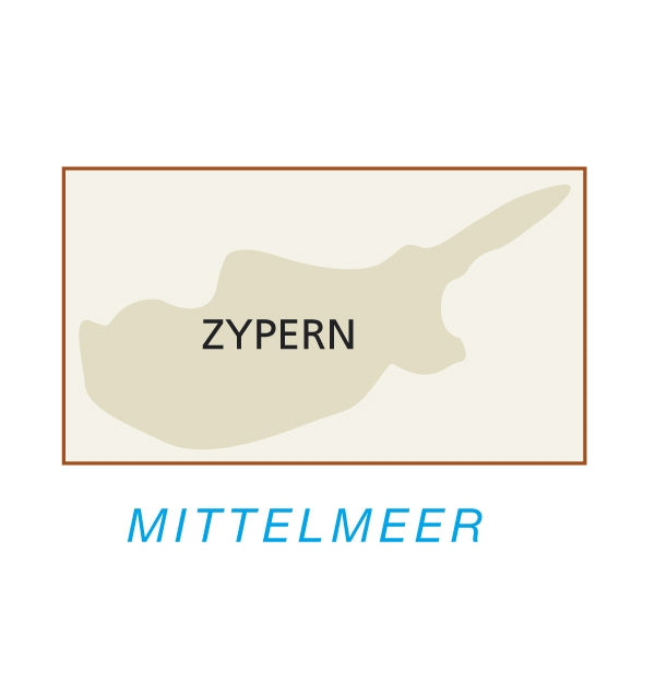 Road map Cyprus-Zypern 1:250,000 6.A 2018