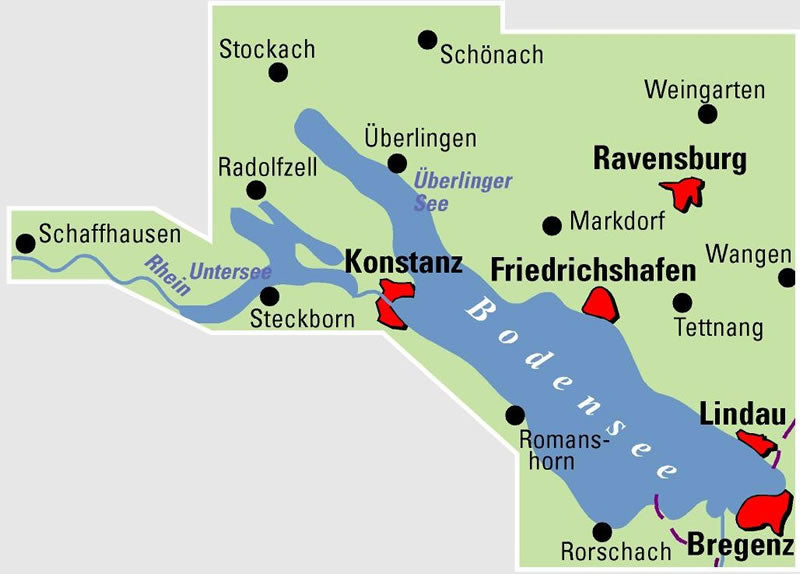 BVA-ADFC Regionalkarte Bodensee 1:50,000