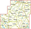 Cycling map BVA-ADFC Radwanderkarte Kreis Borken 1:50,000