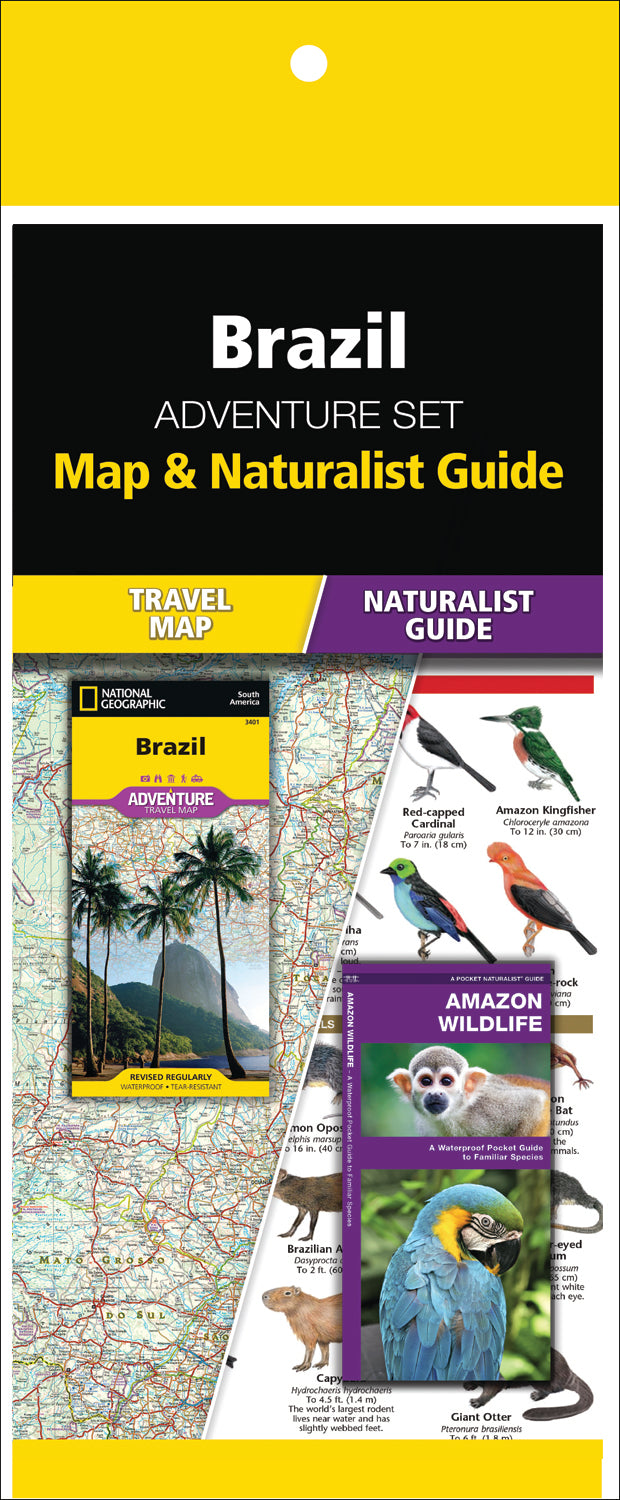 Brazil Adventure Set (Map &amp; Naturalist Guide)
