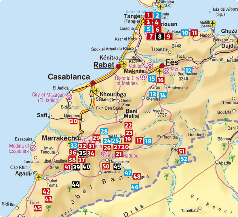 Wanderführer Rother Marokko 52 Touren 3.A 2026