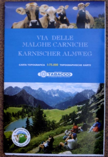 Wandelkaart Via delle Malghe Carniche/Karnischer Almweg 1:75.000