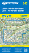 Hiking map Dolomiten Blad 045 Latsch-Martell-Schlanders / Laces-Val Martello-Silandro (GPS)