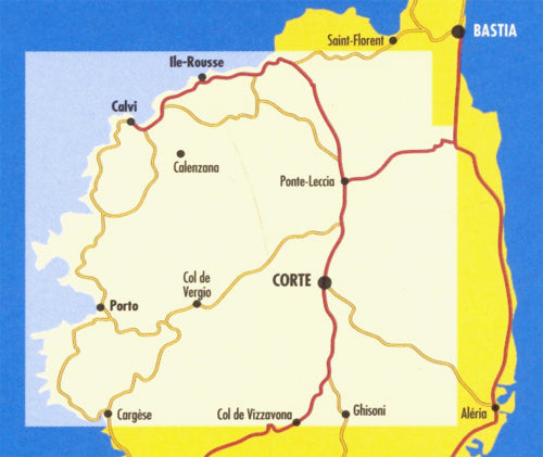 Walking map Carte 08 Haute-Corse 1:60,000