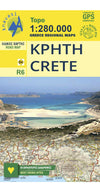 Map Topo 1:280,000 Crete (R6)