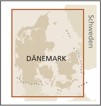 Landkaart Dänemark/Denmark/Denemarken 1:300.000 4.A 2020