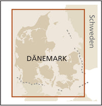 Landkaart Dänemark/Denmark/Denemarken 1:300.000 5.A 2024