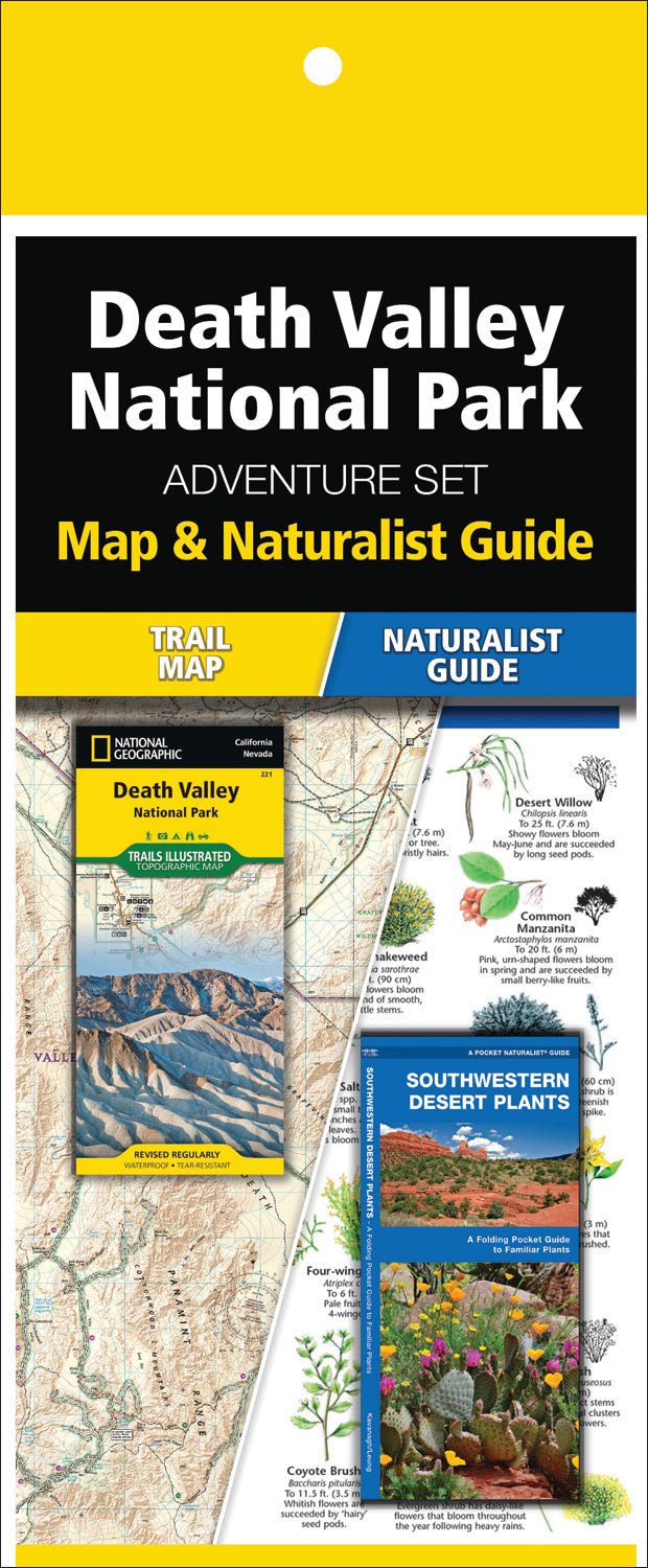 Death Valley National Park Adventure Set (Map &amp; Naturalist Guide) 