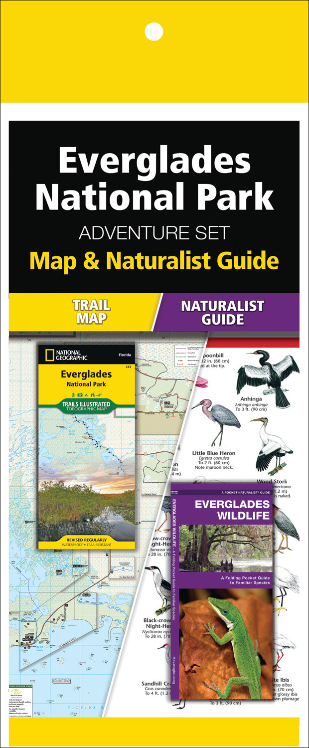 Everglades National Park Adventure Set (Map &amp; Naturalist Guide)