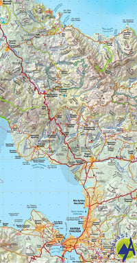 Road map Topo 100 Evia - Skyros 1:110,000 (04)