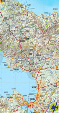 Road and Touring Map Evia Island - Skyros 1:110 000 (04)