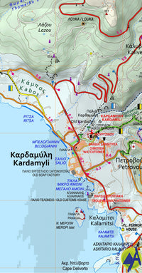 Wandelkaart Hike & Explore 1:22.000 Exo Mani (Verga-Kardamyli-Trachila) 8.10