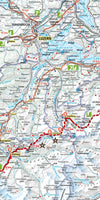 Fernwanderwege Schweiz 1:301 000  RandonnÃ©es longue distance en Suisse