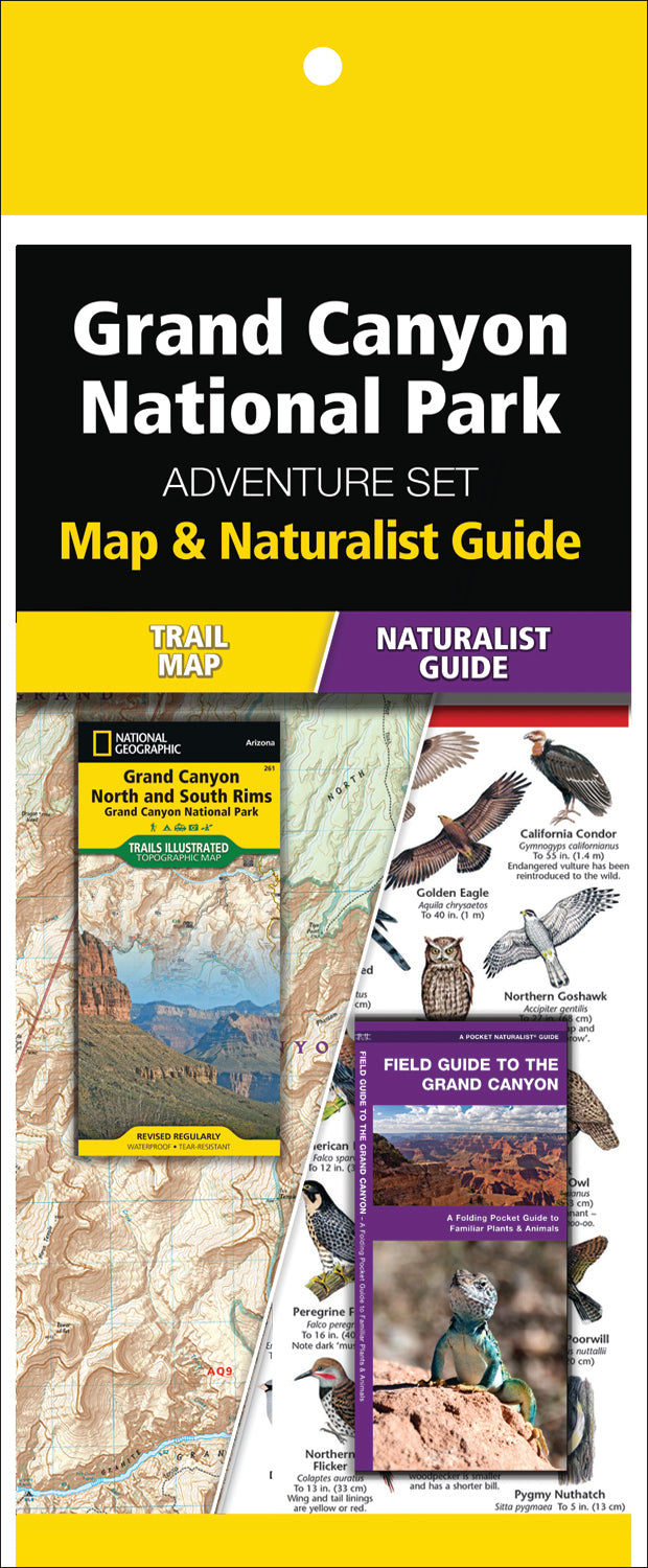 Grand Canyon National Park Adventure Set (Map &amp; Naturalist Guide)