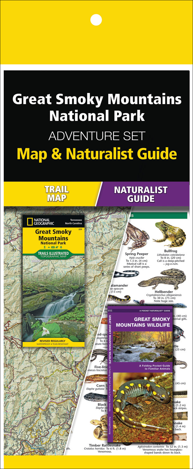 Great Smoky Mountains National Park Adventure Set (Map &amp; Naturalist Guide)
