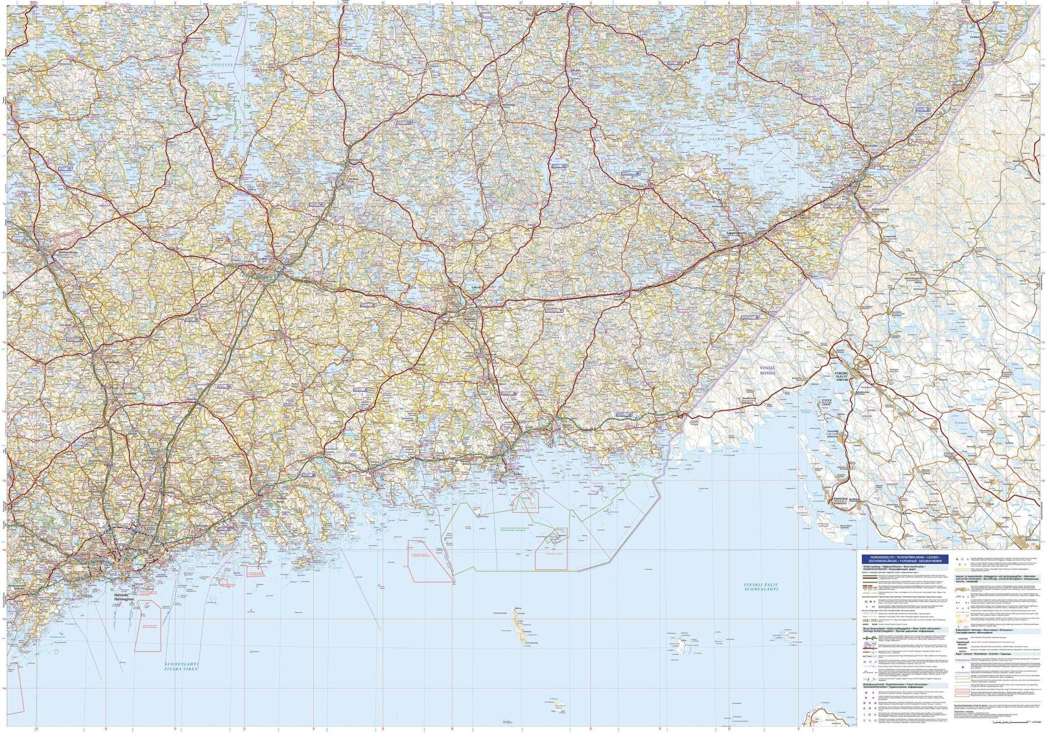 GT Tiekartta Etelä-Suomi (Southern Finland)