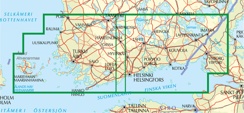 GT Tiekartta Etelä-Suomi (Southern Finland)