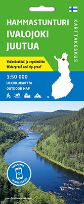 Outdoor Map Hammastunturi Ivalojoki Juutua 1:50,000