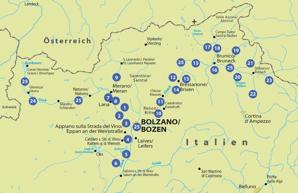 Die 25 schönsten E-Bike-Touren in Südtirol