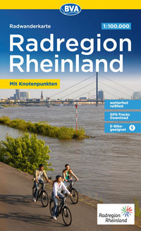 Fietskaart BVA-Radwanderkarte Rad Region Rheinland 1:100.000