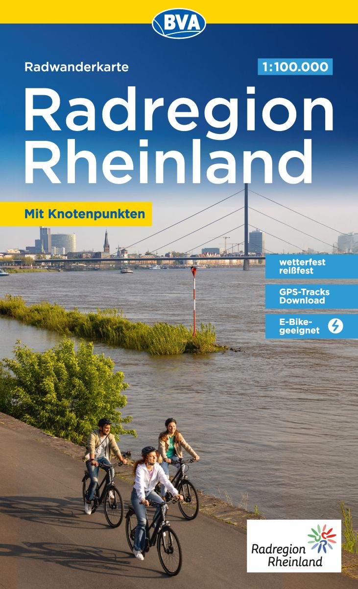 Fietskaart BVA-Radwanderkarte Rad Region Rheinland 1:100.000