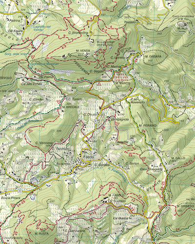 Walking and cycling map Colli Euganei Blad 060 / 1:25,000 (GPS)