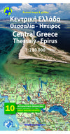Wegenkaart Griekenland R3 Central Greece 1:230.000