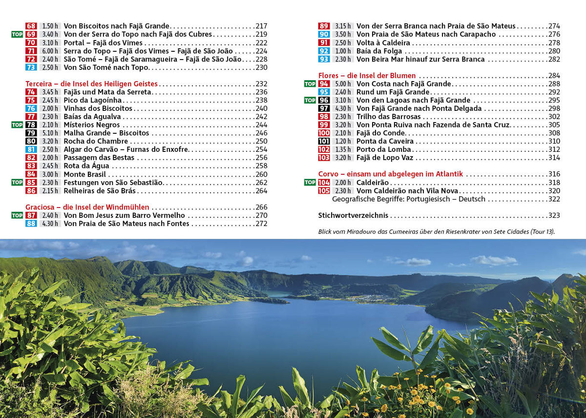 Rother Wanderfuehrer Azores 77 Touren (3.A 2012)