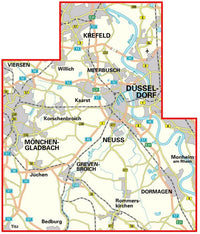 Fietskaart BVA Rhein-Kreis-Neuss 1:50.000  (8.A 2024)