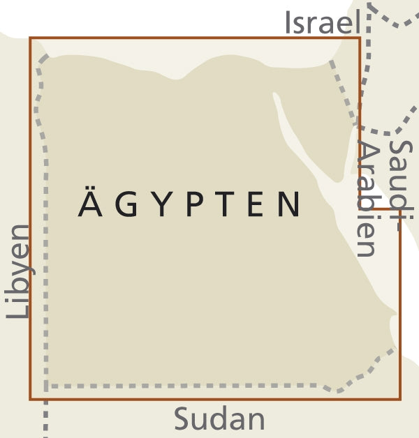 Wegenkaart Egypt | Ã„gypten 1:1 125.000 6.A 2018