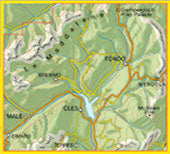 Wandel- fietskaart Val di Non - Le Maddalene  Blad 064 / 1:25.000 (GPS)