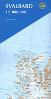 Topographic map Svalbard/Svalbard 1:1m (2009)
