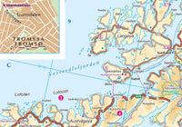 Road map North Cape/Nordkapp Northern Scandinavia 1:800,000 (2016)